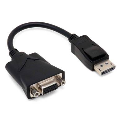 Adaptador Displayport BROBOTIX 104529 - Negro, DisplayPort, VGA, Macho/hembra Adaptador Displayport BROBOTIX 104529 - Negro, DisplayPort, VGA, Macho/hembra